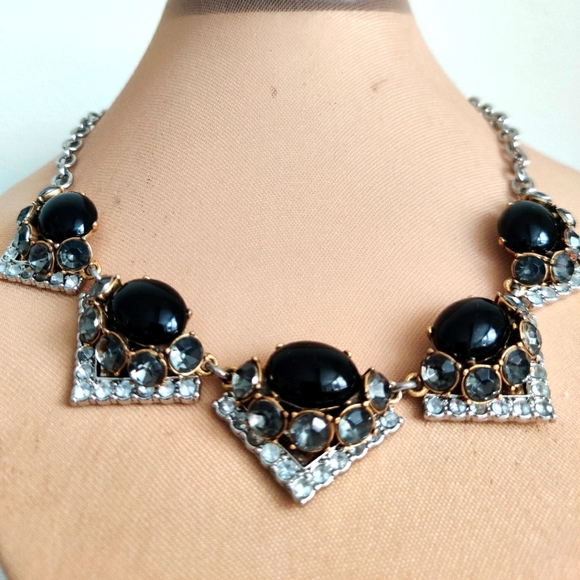 Stella & Dot Statement Art Deco Necklace - Picture 3 of 15